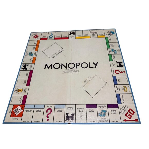Vintage 1961 Monopoly Board Game Parker Brothers Complete - Picture 9 of 12